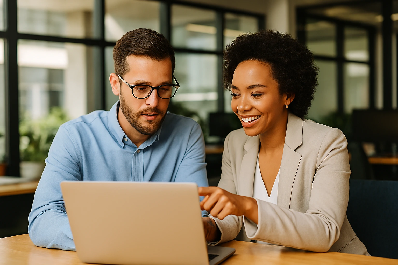 Man using a tablet in a car