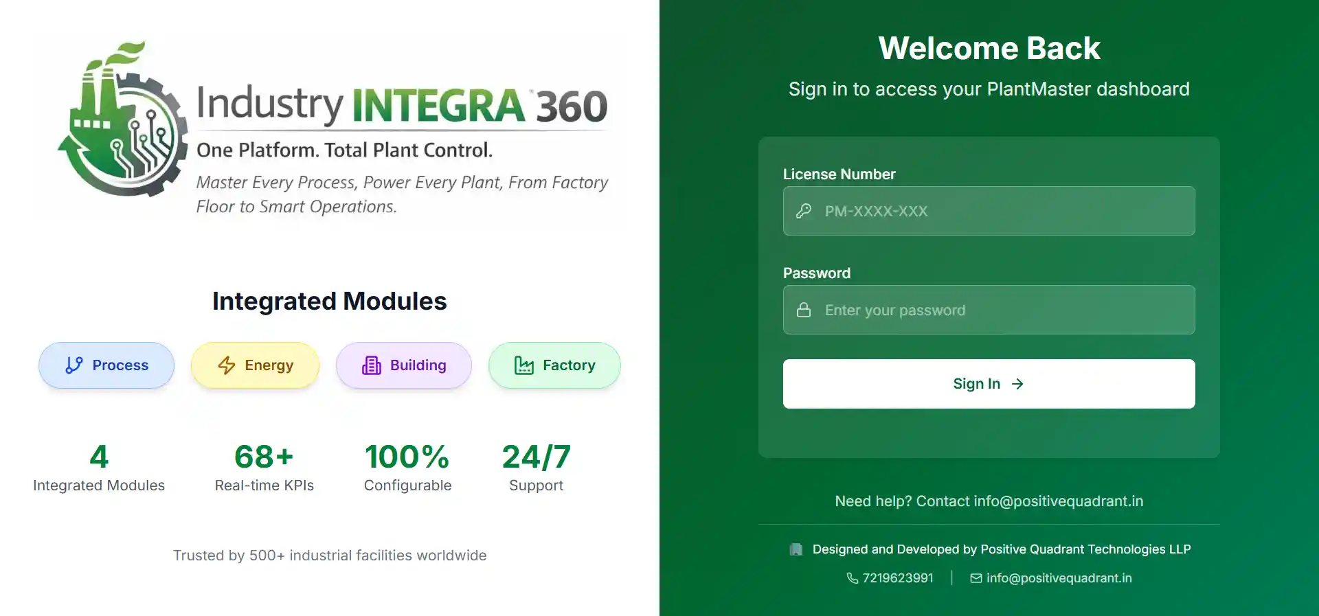 Industry INTEGRA 360 Platform Preview